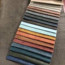 velvet leather upholstery fabric for