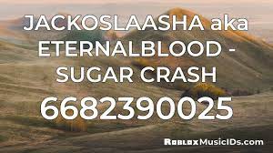 sugar crash roblox codes ids