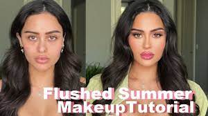 easy summer makeup hair and outfit l