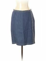Dolce Gabbana Women Blue Denim Skirt 40 Italian Ebay