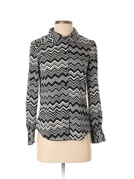 Details About Missoni For Target Women Black Long Sleeve Blouse Xs