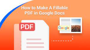 a fillable pdf in google docs