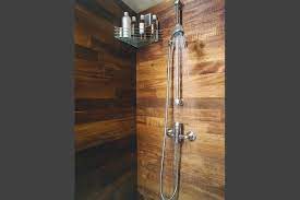 Wood Paneling In Shower Bathrooms