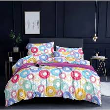 Polka Dot Bedsheet With Pillow Cases
