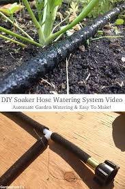 diy soaker hose irrigation system gf