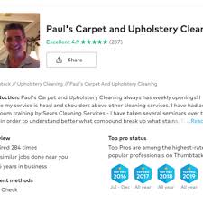 paul s carpet and upholstery cleaning