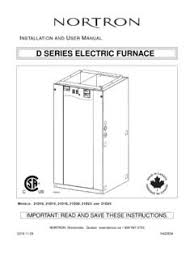 nortron by broan electric furnaces b