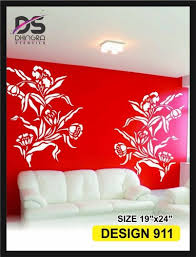 modern wall stencils for commercial