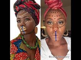 african tribal makeup tutorials