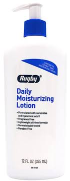 rugby daily moisturizing lotion with