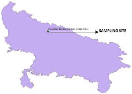 map showing sling site bisalpur