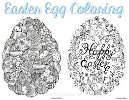 Easter eggs that glow and change color: Easter Egg Coloring Pages 1 1 1 1