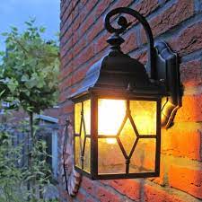smart romantic outdoor wall lamp bronze