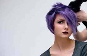 dark hair purple without bleaching