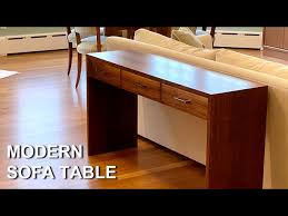 How To Build This Modern Sofa Table