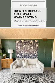 How To Install Full Wall Wainscoting