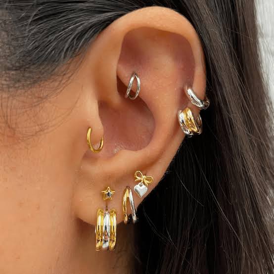 22 Ear-Piercing Stack Ideas For Every Aesthetic