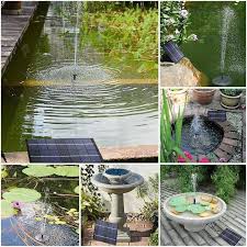 Solar Panel Powered Water Feature Pump