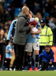 It was an honour to represent my country tonight and i can't wait to push on and play more!! Phil Foden S Baby Son Gets Kiss From Pep Guardiola As Man City Edge Closer To Title Mirror Online