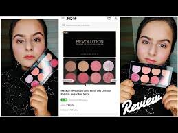 makeup revolution blush palette sugar
