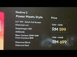 Have a look at expert reviews, specifications and prices on other online stores. Realme 2 Pro Realme 2 And Realme C1 Malaysia Price Reveal Youtube