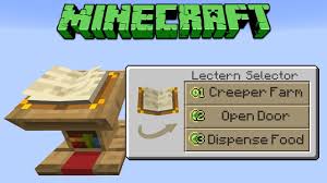 So now we have a recipe, called, expbottle. Minecraft 1 14 Activate Contraptions With A Lectern Book Youtube