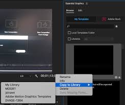 I find now motion graphics folder that is linked with my premiere pro? Workflow With Essential Graphics Templates And Sha Adobe Support Community 9032894