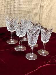 Waterford Crystal Set Of Six Wine