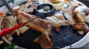 Korean bbq (samgyupsal) prep time: Grilled Pork Belly Bbq Samgyeopsal Gui Recipe Maangchi Com