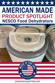 Nesco Food Dehydrators American Made