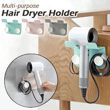 Hair Dryer Holder Wall Mounted Rack