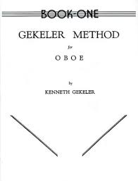 Amazon Com Gekeler Method For Oboe Book I Musical