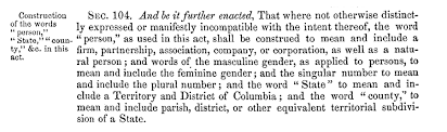nonbinary pronouns and singular they this particular act extends to women the equal right the obligation really to pay the taxes in question in 1871 see below the scope of the definition