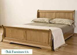 Super King Sleigh Bed Oak Furniture Uk