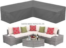 Outdoor V Shaped Sectional Sofa Cover