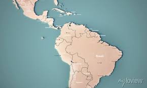 south america map ilration map of