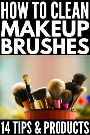 how to clean makeup brushes the right