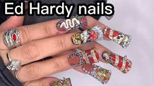 ed hardy duck nails decals nails you