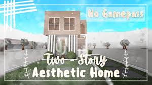 no gamep aesthetic two story house
