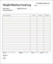 Weight Log Template Image 0 Weight Loss Record Card Template