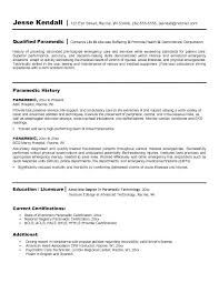 Emt Basic Resume Resume Emergency Medical Technician Resume Examples