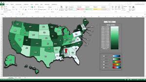 Creating Map Visualization Excel Kpi Dashboards And Power Maps
