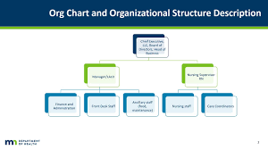 assisted living license org chart and