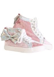 Jojo Siwa Pink High Top Sneakers W Bow