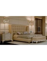 Luxurious Bed With Tall And Tufted