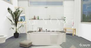 Peral And Oyster Bathroom The Sims 4