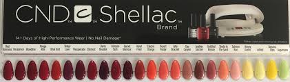 Cnd Shellac Swatches And Nail Tips Including Boho Wild