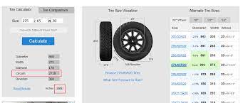 how to use forscan to adjust tire size