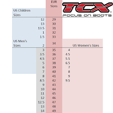 Tcx Motorcycle Boots Size Chart Best Picture Of Chart