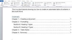 How To Make Automated Table Of Contents In Microsoft Word Tech Advisor